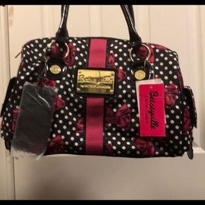 Betsey Johnson Betseyville Polka Bow Satchel